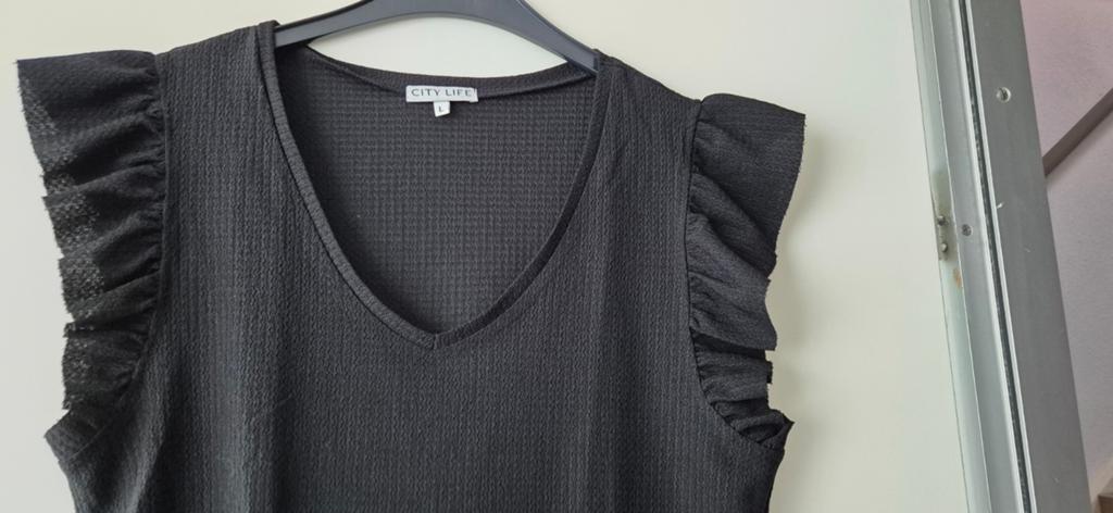 Nieuwe top van City Life, mt L, City Life, Zwart, Maat 42/44 (L), Nieuw