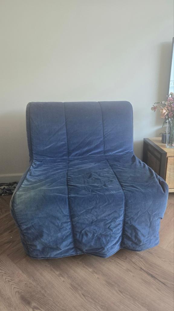 Ikea LYCKSELE

 Slaapbankje., Ophalen, 90 cm, Eenpersoons, Zo goed als nieuw