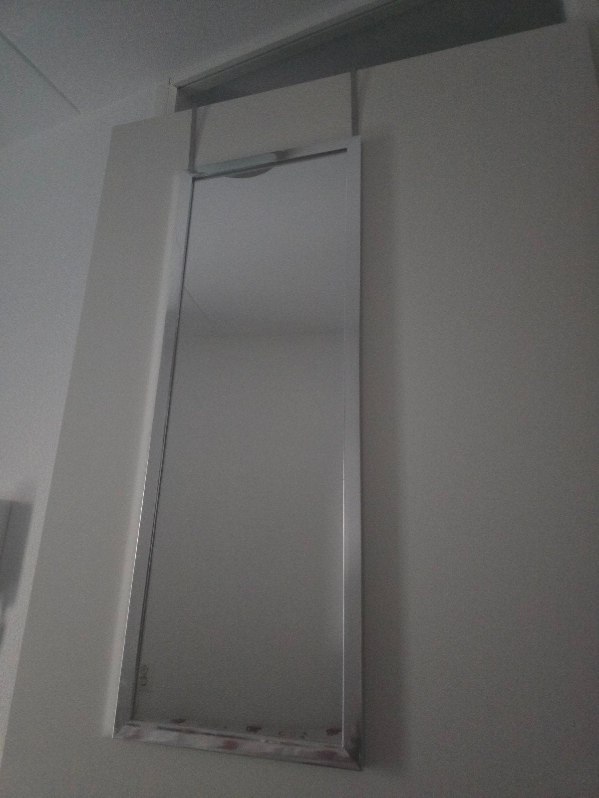 spiegel / door-hanging mirror, Ophalen, Minder dan 50 cm, Zo goed als nieuw, Minder dan 100 cm
