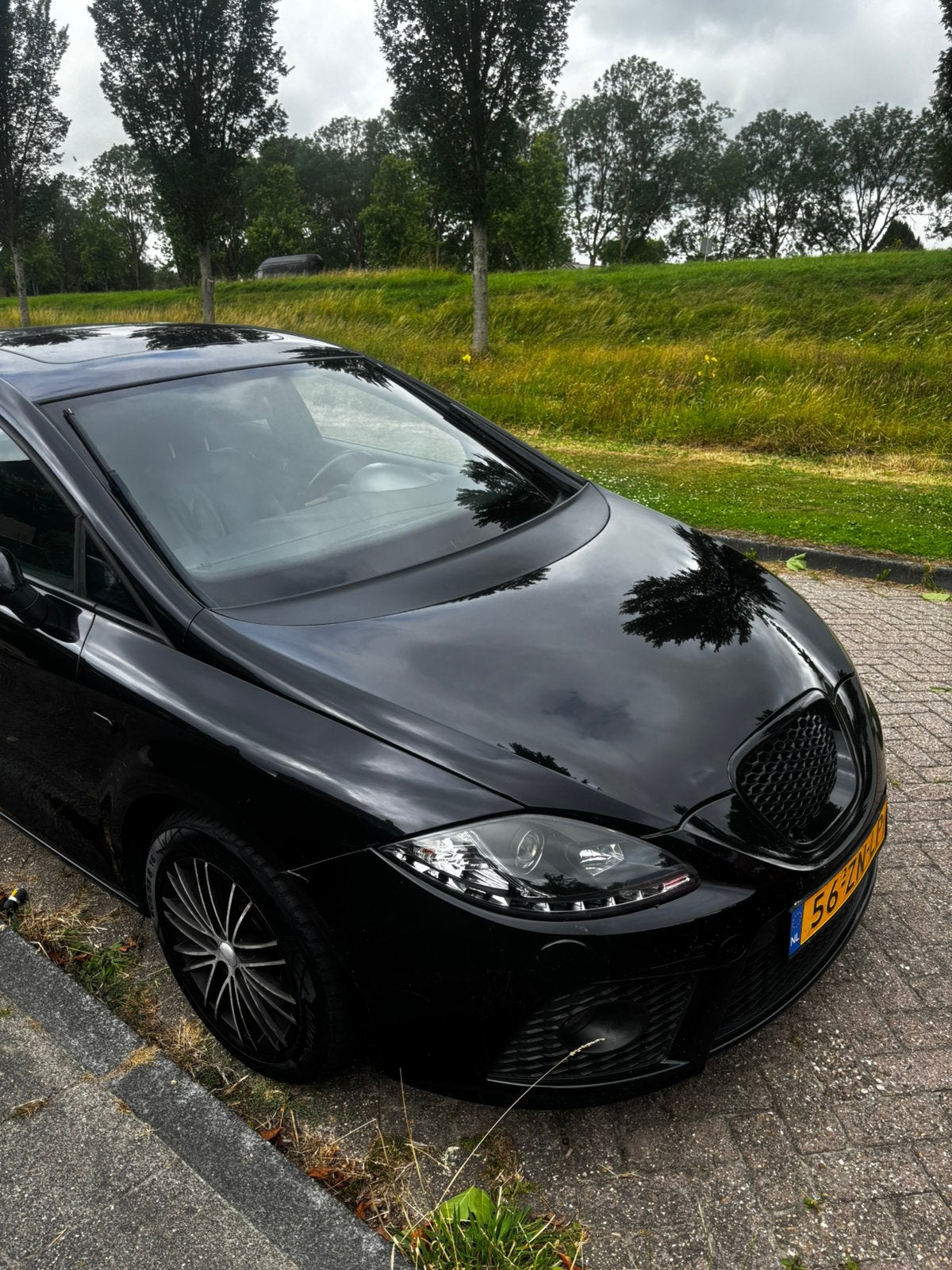 Seat Leon 2.0 Tfsi FR 16V 147KW 2008 Zwart, Auto's, Seat, Leon, Zwart, Origineel Nederlands, Handgeschakeld