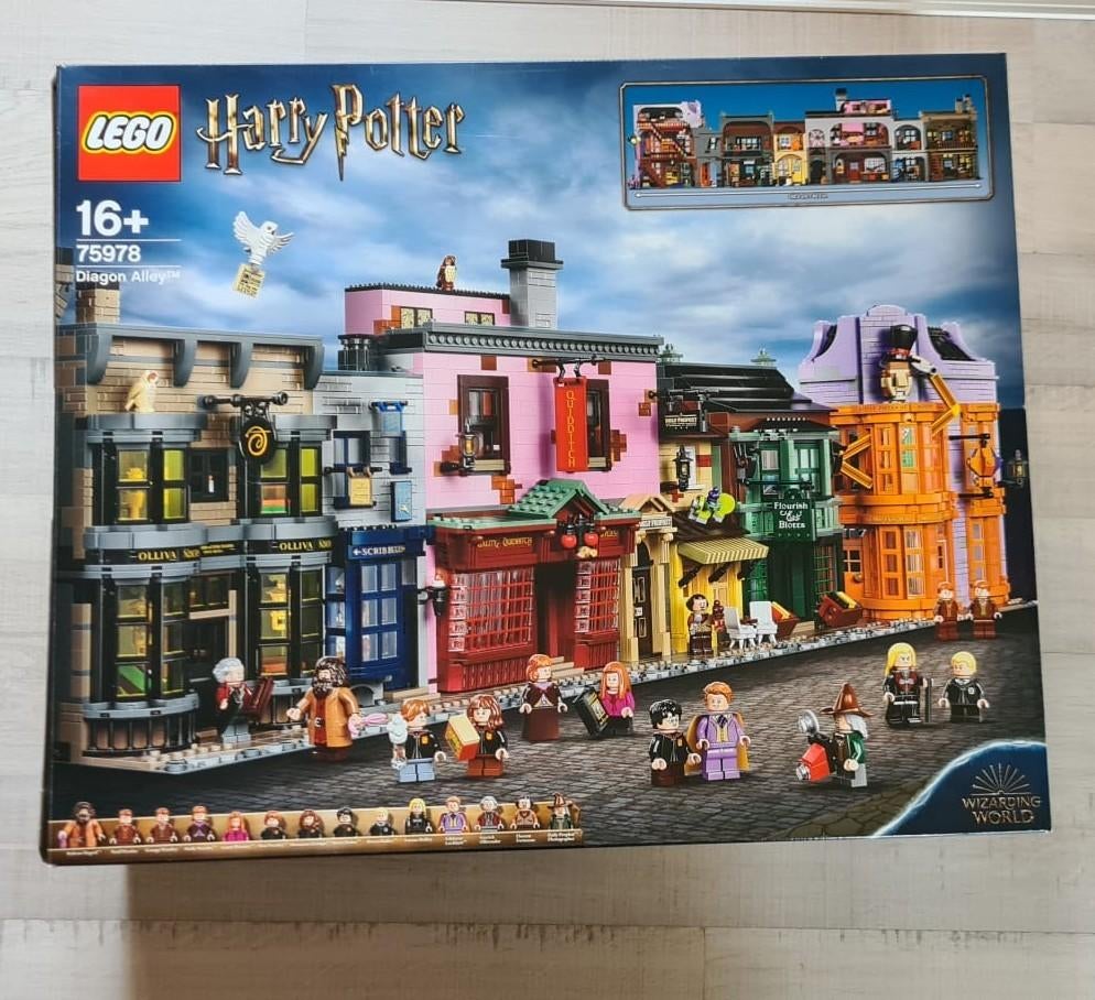 Lego kasteel Harry Potter set 75978 Wegisweg - Diagon Alley, Kinderen en Baby's, Speelgoed | Duplo en Lego, Ophalen, Lego, Harry Potter