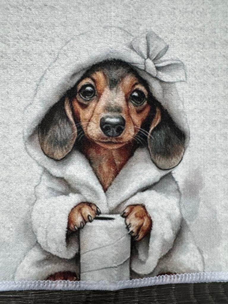Leuke Teckel Microvezel Doek - Perfect voor Hondenliefhebber, Ophalen of Verzenden, Nieuw