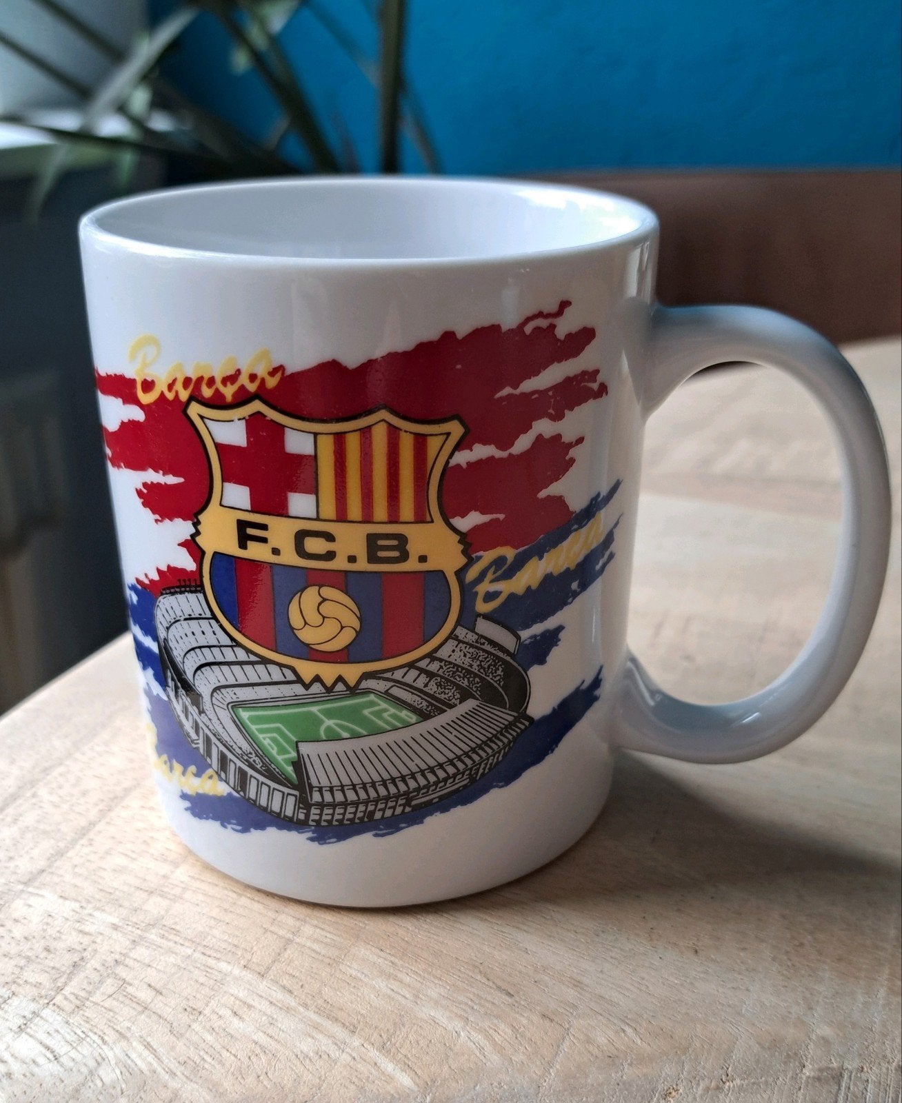 FC Barcelona mok, Verzamelen, Buitenlandse clubs, Overige typen, Onbekend, Ophalen of Verzenden