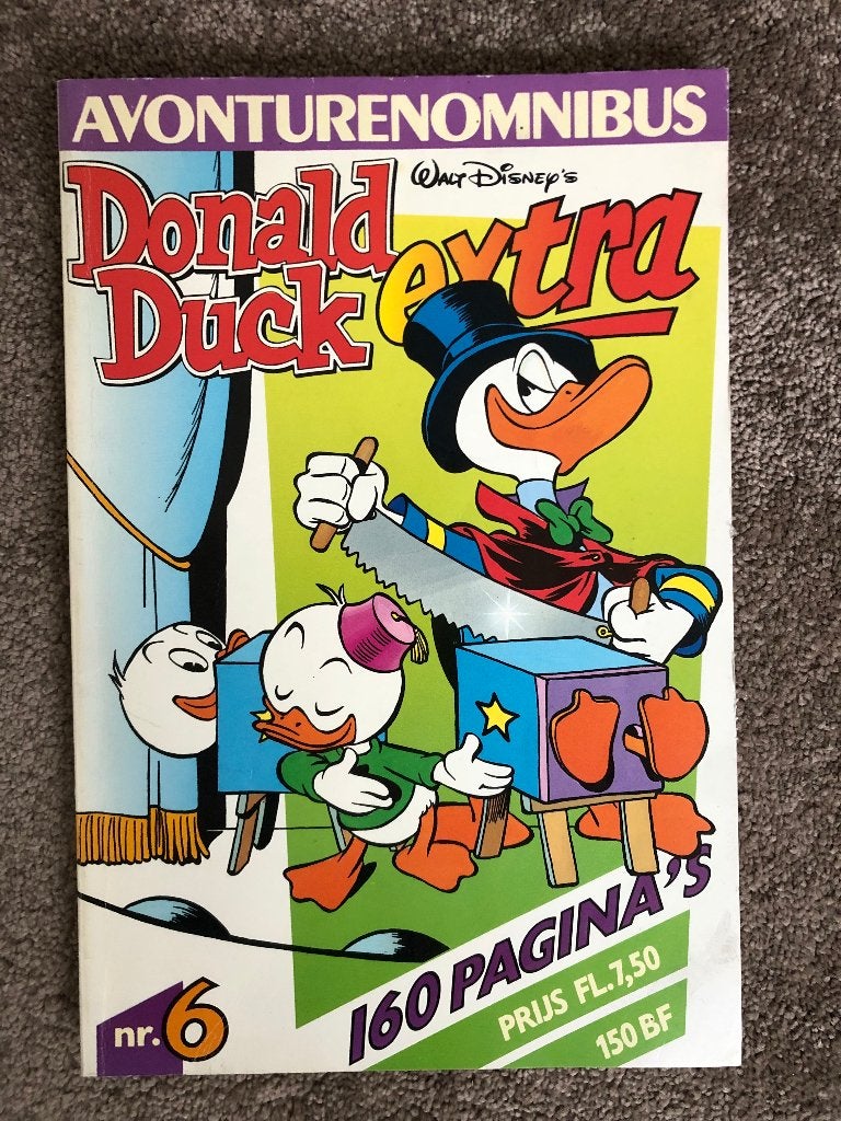 Donald Duck extra omnibus, Boeken, Meerdere stripboeken, Ophalen of Verzenden, Gelezen