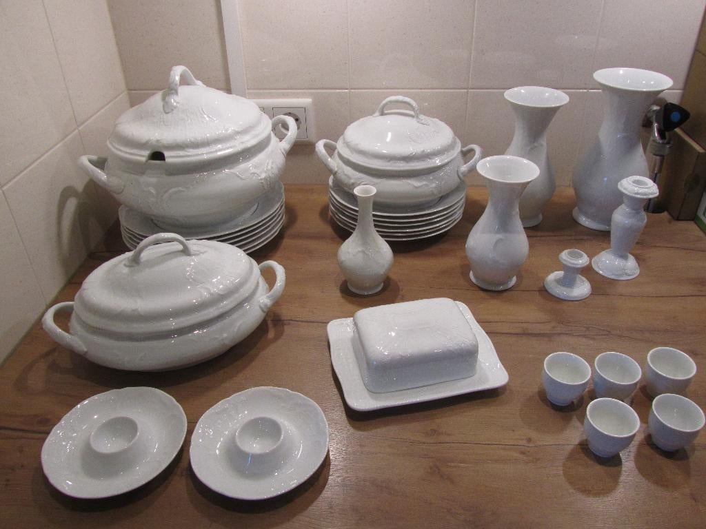Deel 2 Sanssouci weiss wit Rosenthal serviesdelen, Overige typen, Ophalen of Verzenden, Zo goed als nieuw, Overige stijlen