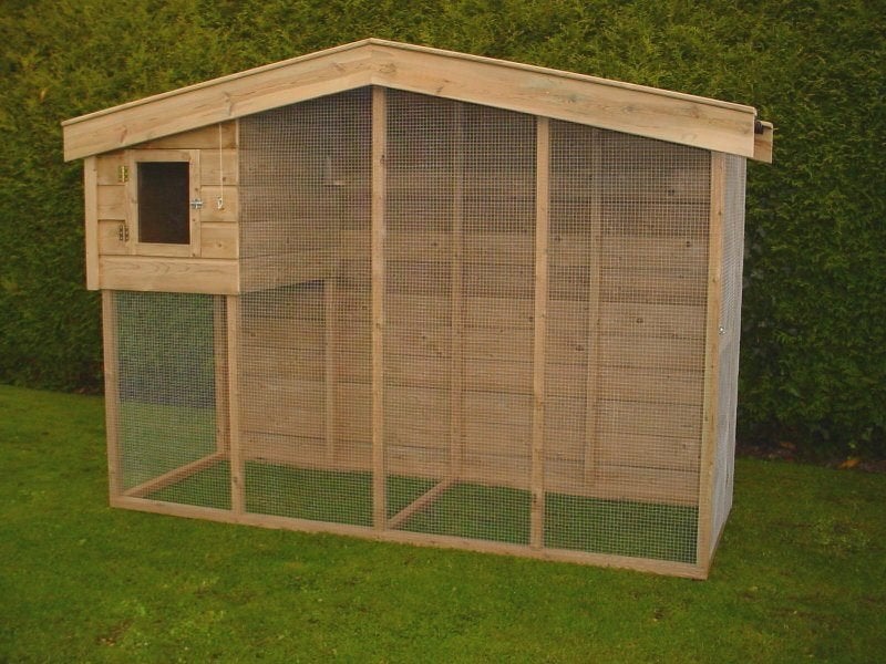 Volière met Binnenhok NIEUW, Dieren en Toebehoren, Ophalen, Nieuw, Hout, Volière