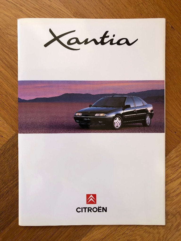 Citroën Xantia folder 1993, Verzenden, Nieuw, Citroën, Citroën
