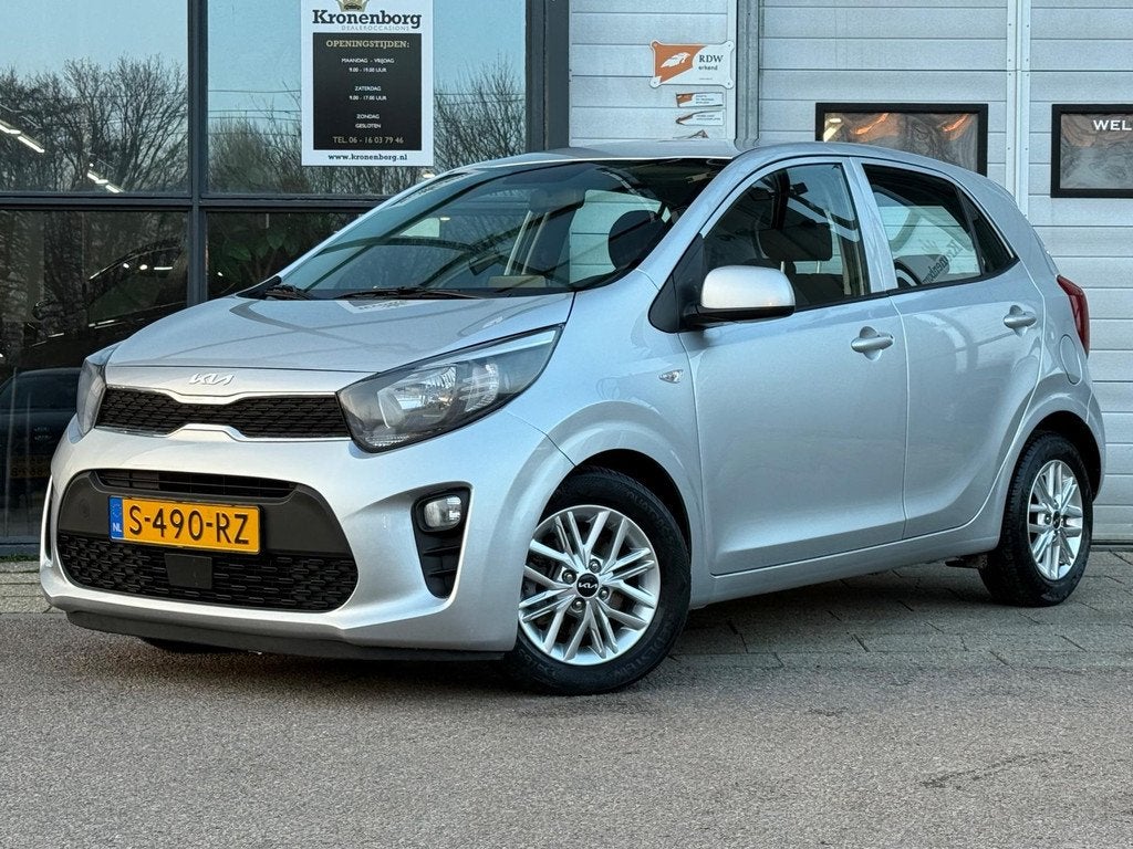 Kia Picanto 1.0 DPi DynamicLine, CAMERA, CRUISECR, NAP, Auto's, Voorwielaandrijving, Stof, Gebruikt, 4 stoelen