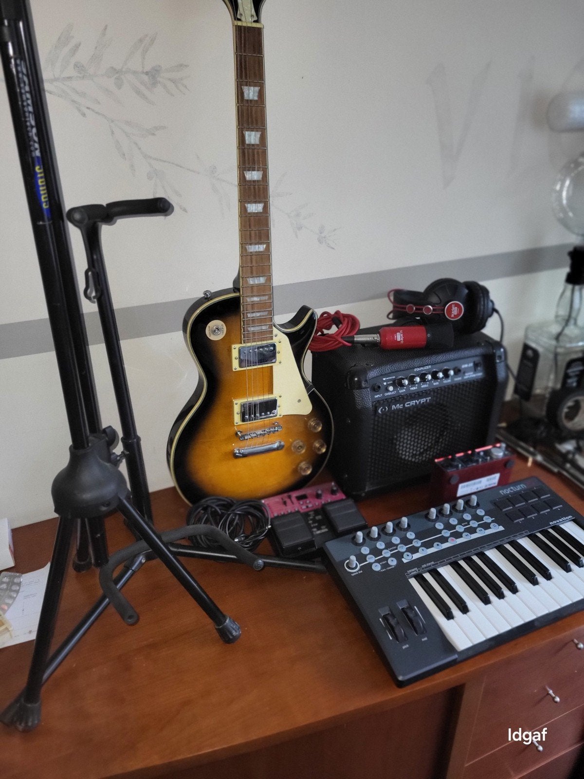 Complete Muziekstudio Set: Gitaar, Microfoon, Interface & Me, Ophalen, Gebruikt, Overige typen