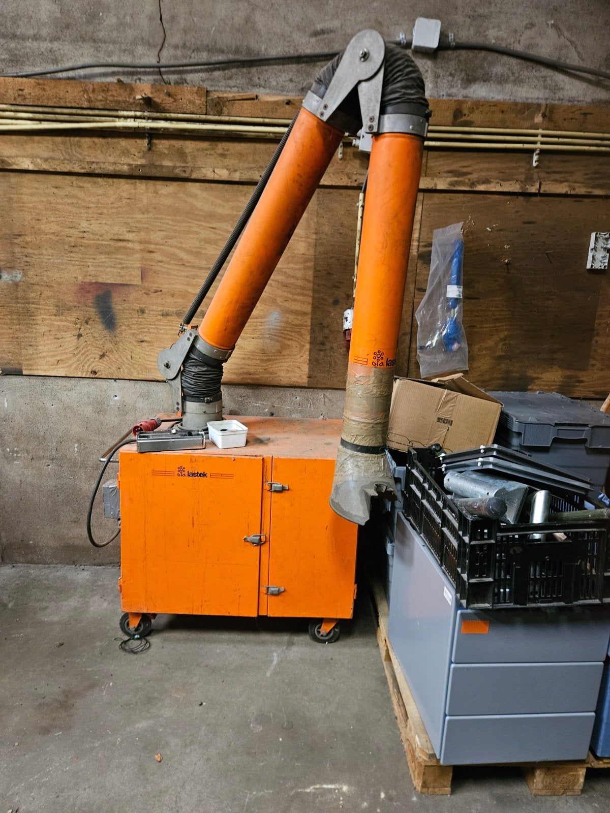 las afzuiging met arm Lastek, Doe-het-zelf en Verbouw, Ophalen, Gebruikt, Minder dan 150 ampère, Overige typen