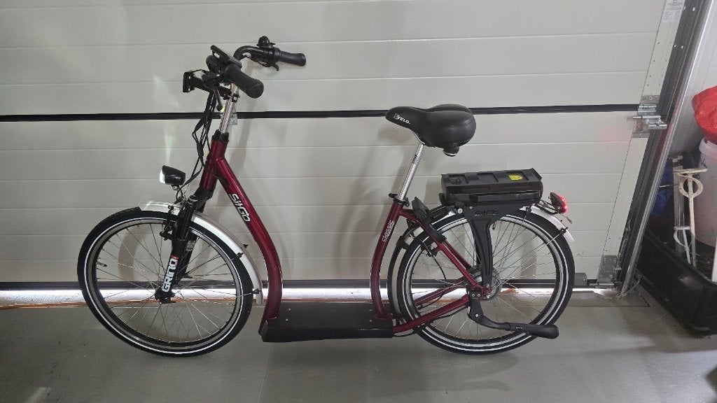 Sitgo elektrische loopfiets met voorvering, 6 mnd garantie, Ophalen, Zo goed als nieuw, Elektrische step (E-scooter)