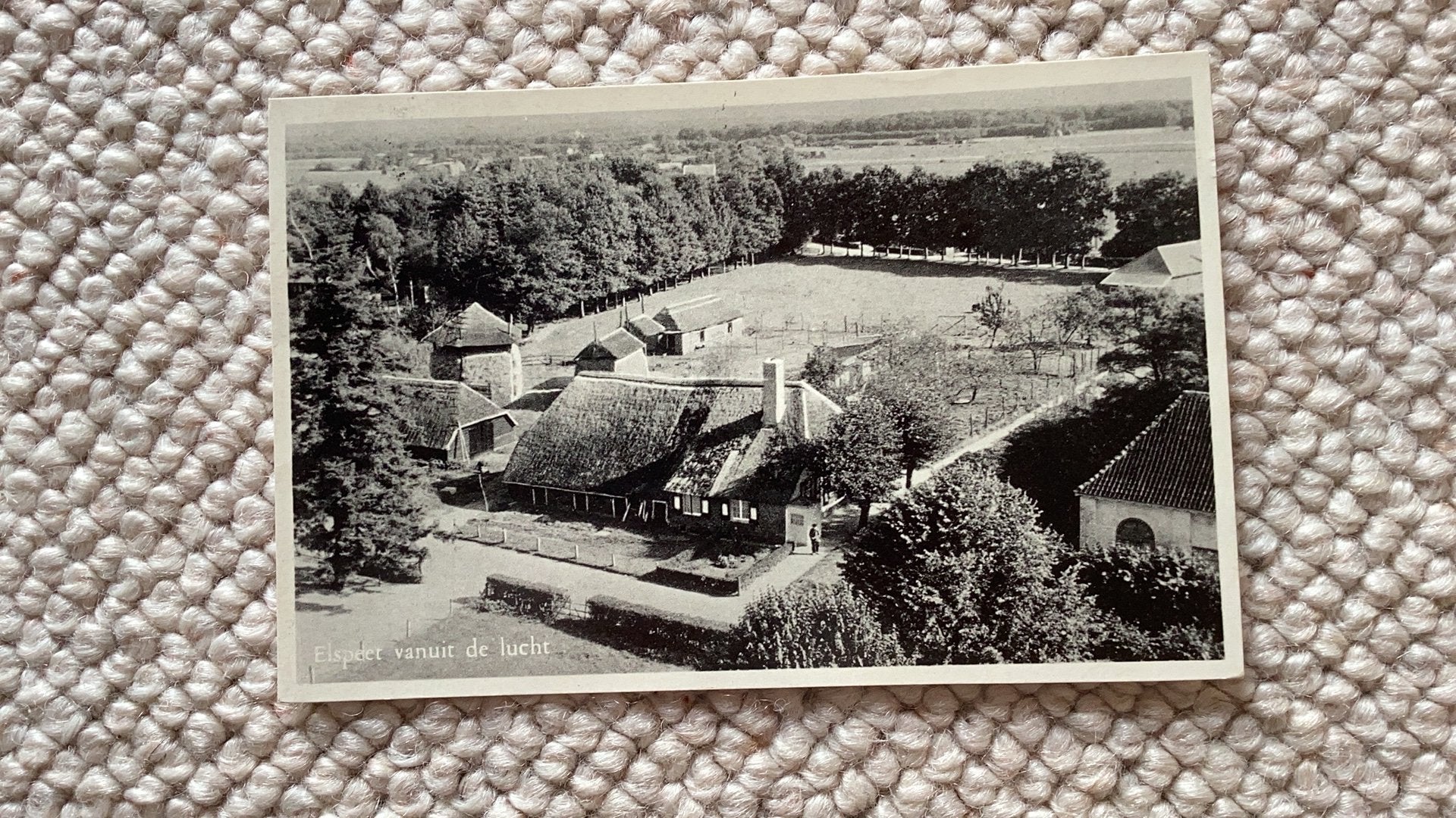 Ansichtkaart Elspeet vanuit de lucht 1963. 991, Ophalen of Verzenden, 1960 tot 1980, Gelopen, Gelderland