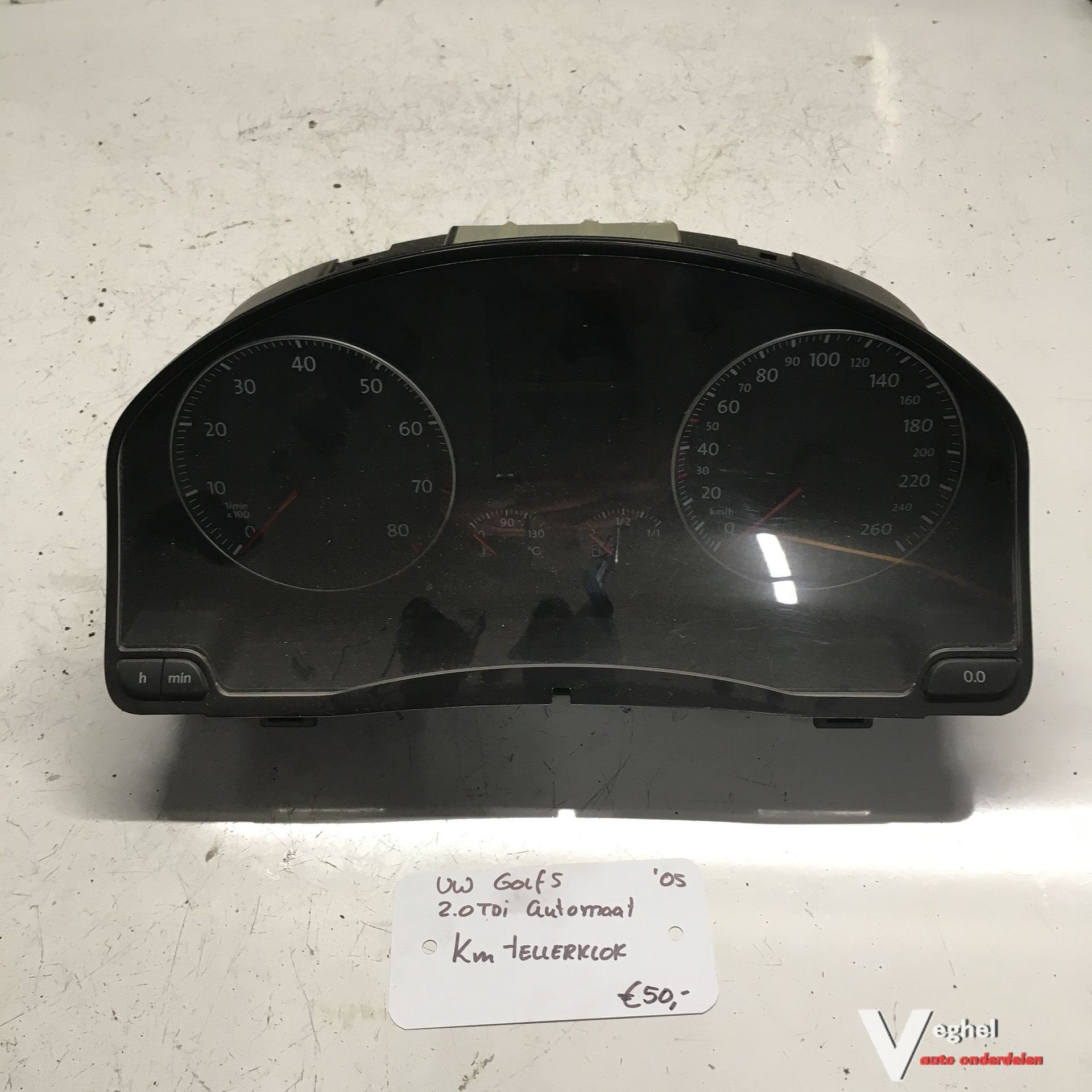 Vw Golf 5 2.0 tdi automaat  2005  Km Tellerklok    1K0920861