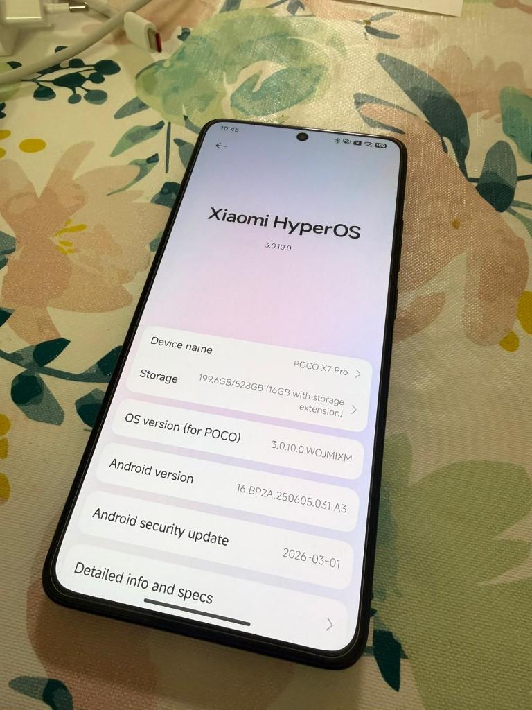 POCO X7 Pro 512GB Zwart - Zeer nette staat, Telecommunicatie, Mobiele telefoons | Apple iPhone, 512 GB, Overige modellen, Zwart