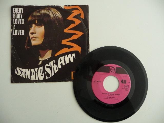 4 singles SANDY SHAW, Cd's en Dvd's, Vinyl Singles, Gebruikt, 7 inch, Single, Ophalen of Verzenden
