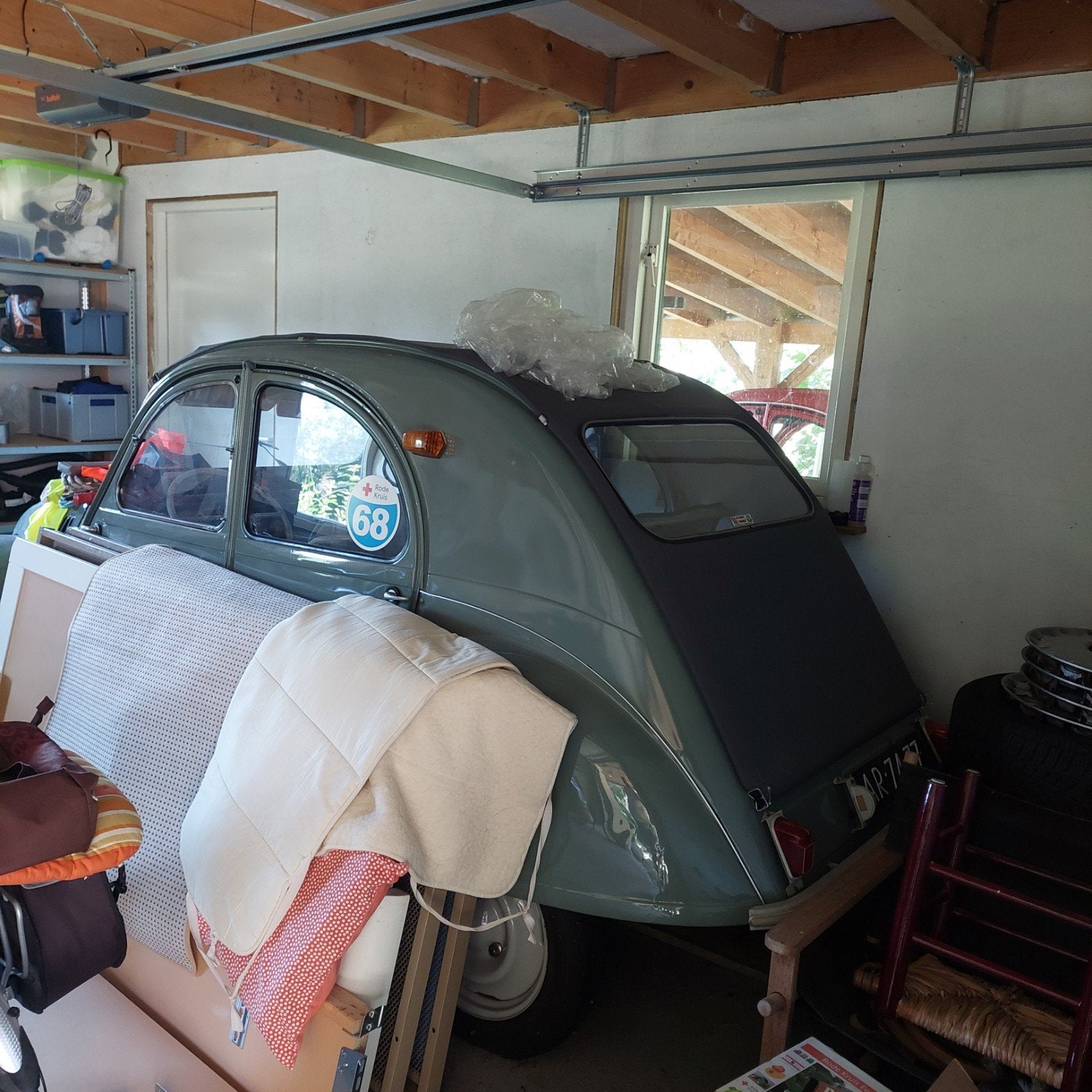 Citroën 2cv AZ 12pk 1958 Groen, Schuurvondst., Auto's, Oldtimers, 13 pk, 4 stoelen, Particulier, Sedan