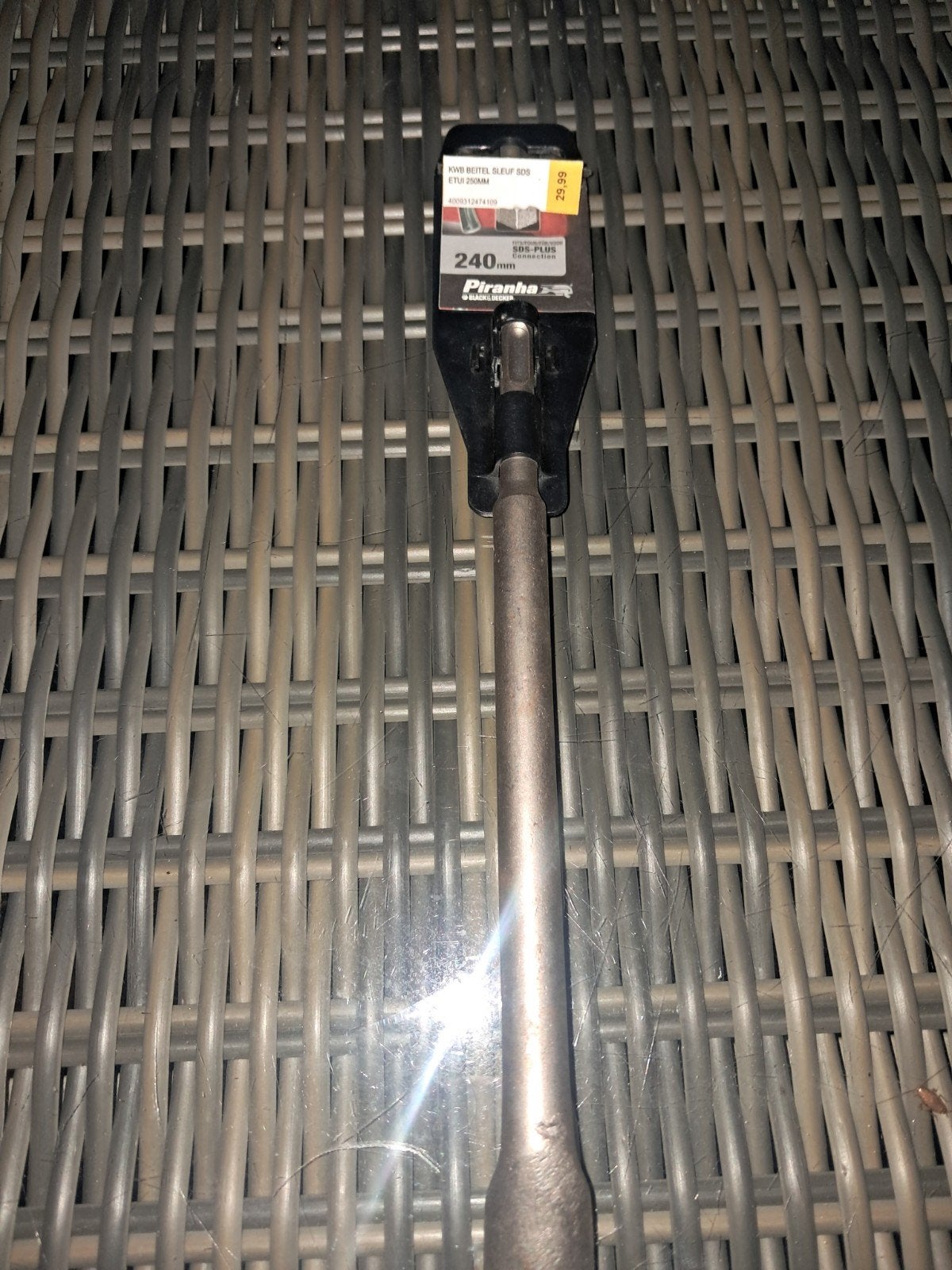 Piranha SDS Plus Beitel 240mm - Nieuw, Doe-het-zelf en Verbouw, Ophalen of Verzenden
