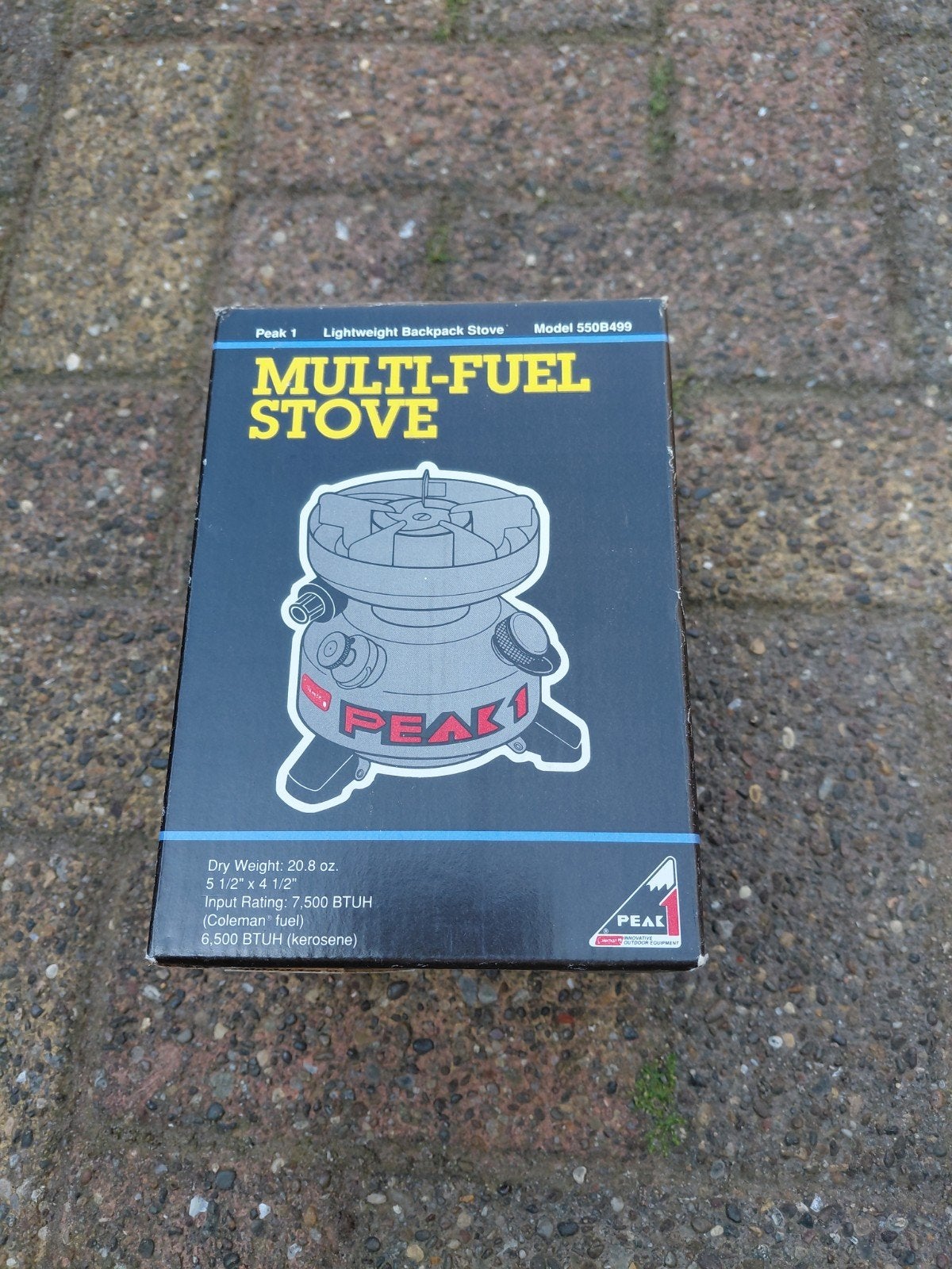 Coleman peak 1 Multi-Fuel Backpack Stove Model 550B499, Caravans en Kamperen, Kampeeraccessoires, Ophalen of Verzenden, Zo goed als nieuw