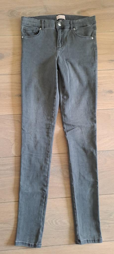Kids Only grijze skinny jeans - maat 164 - zgan, Broek, Meisje, Kids Only, Ophalen of Verzenden