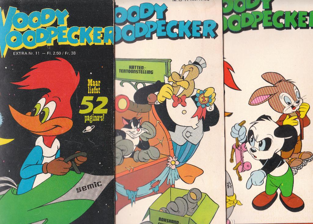 Woody Woodpecker  comics , 13  x, Meerdere comics, Verzenden, Gelezen, Amerika