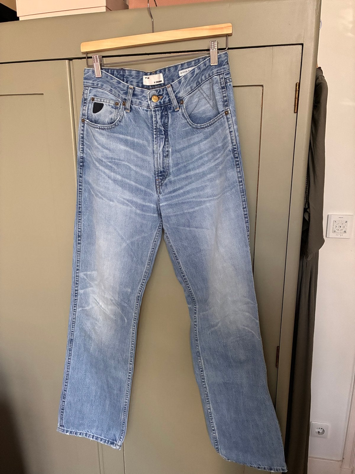 Lois Jeans River V Double Stone W28/32 (confectie 36), Ophalen of Verzenden, Gedragen, Blauw, W28 - W29 (confectie 36)