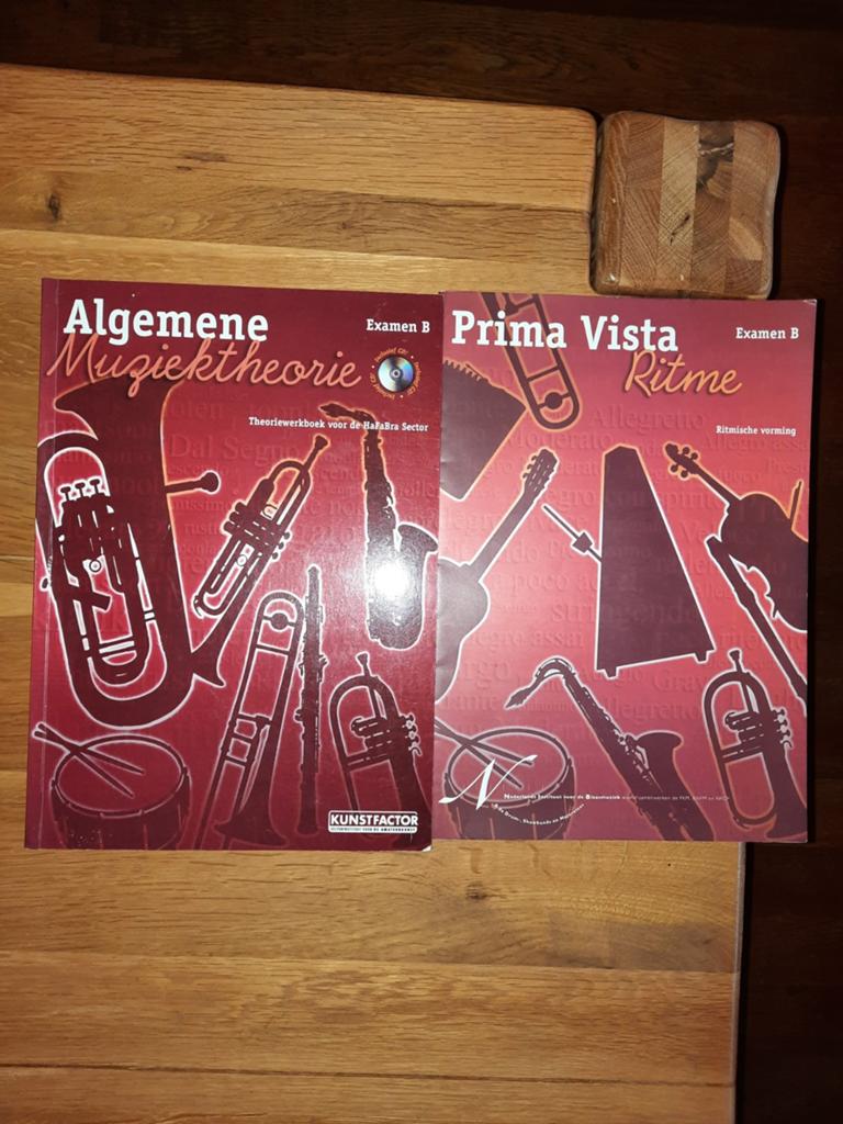 Algemene Muziektheorie Examen B- HaFaBra +cd+Prima Vista B, Muziek en Instrumenten, Bladmuziek, Ophalen of Verzenden, Gebruikt