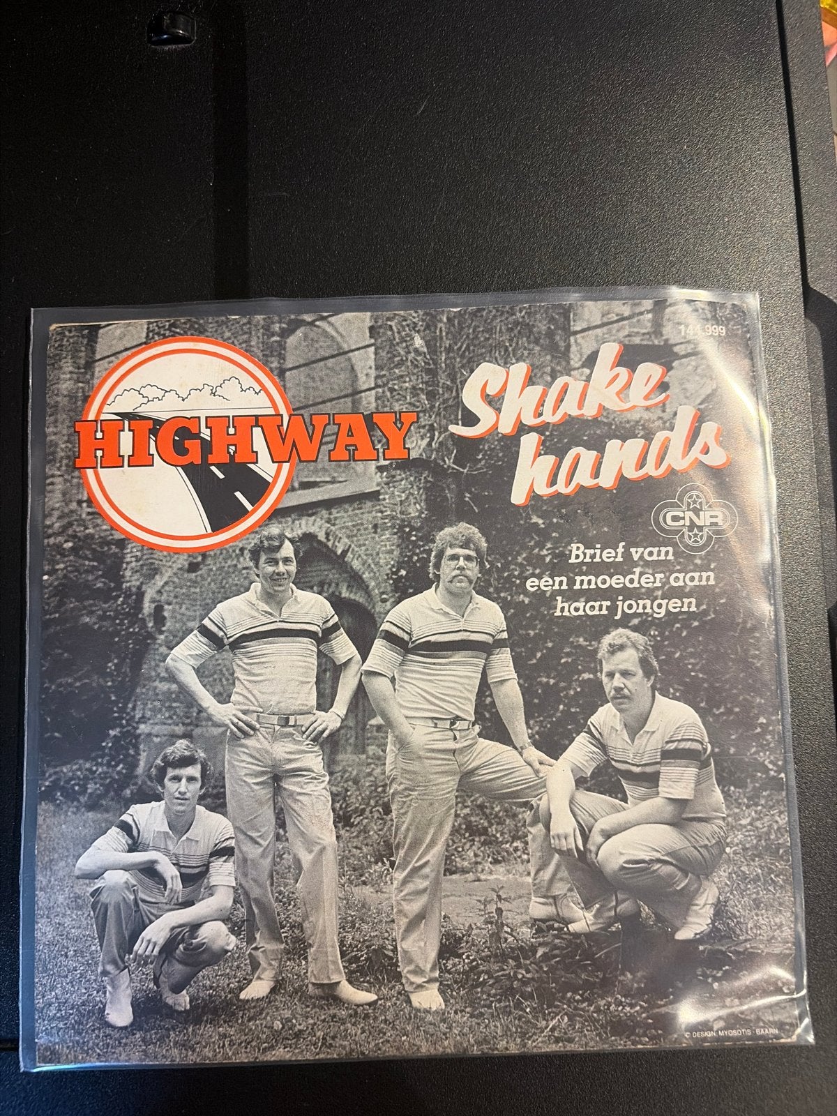 Highway - Shake Hands / Brief van een moeder aan haar jongen, Gebruikt, 7 inch, Ophalen of Verzenden, EP