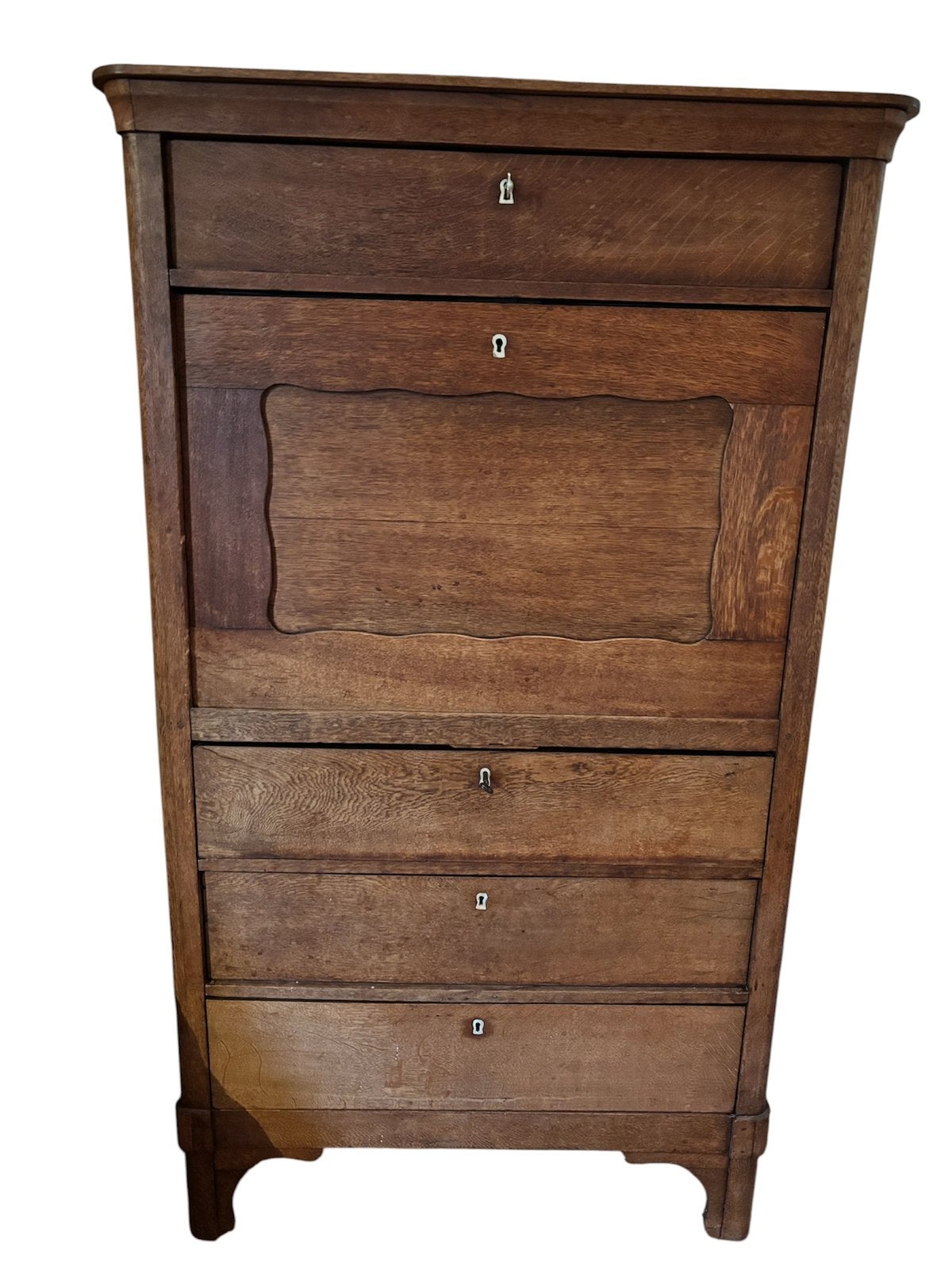 Prachtig antiek kastje secretaire, Ophalen, Gebruikt, Antiek, brocante
