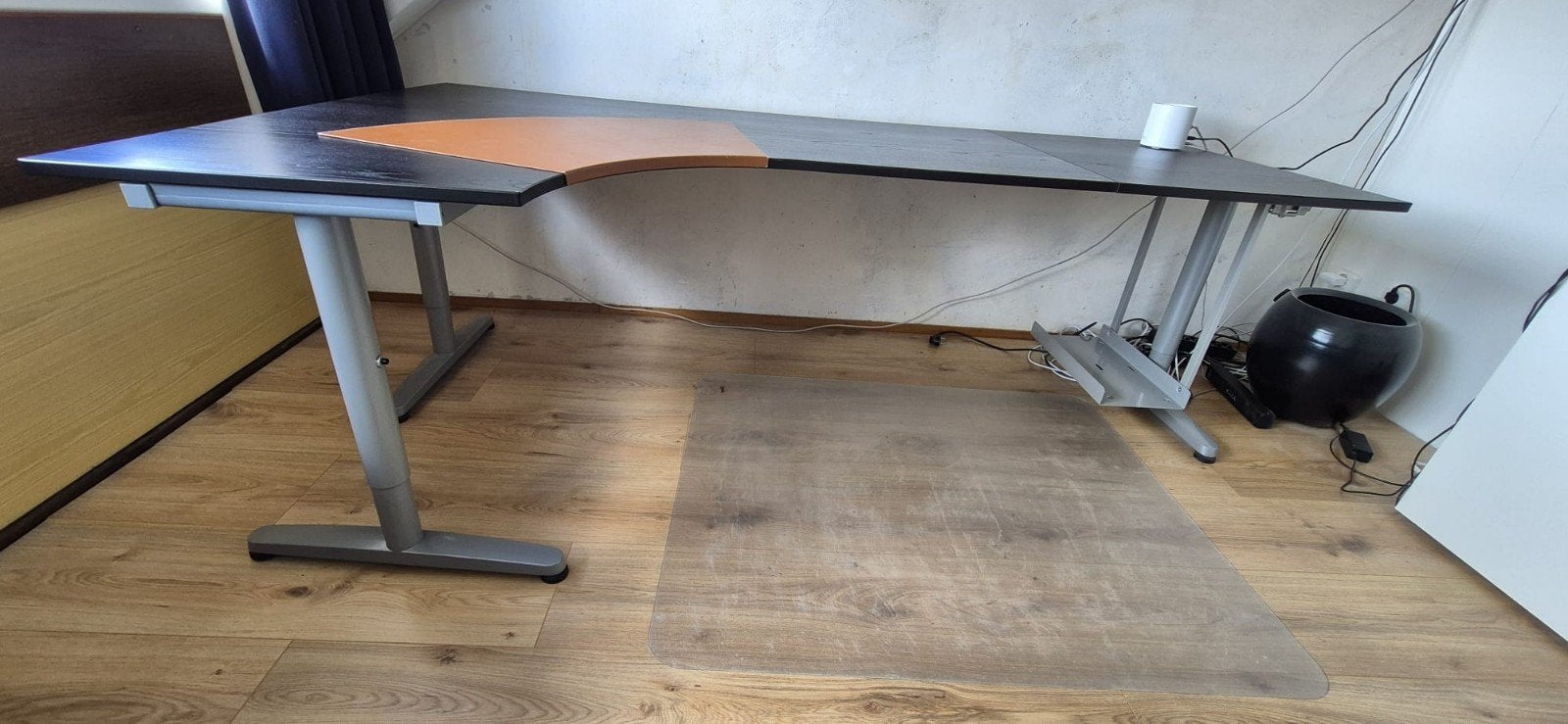 Ikea bureau + ladeblok (Galant serie), Huis en Inrichting, Bureaus, Ophalen, Gebruikt