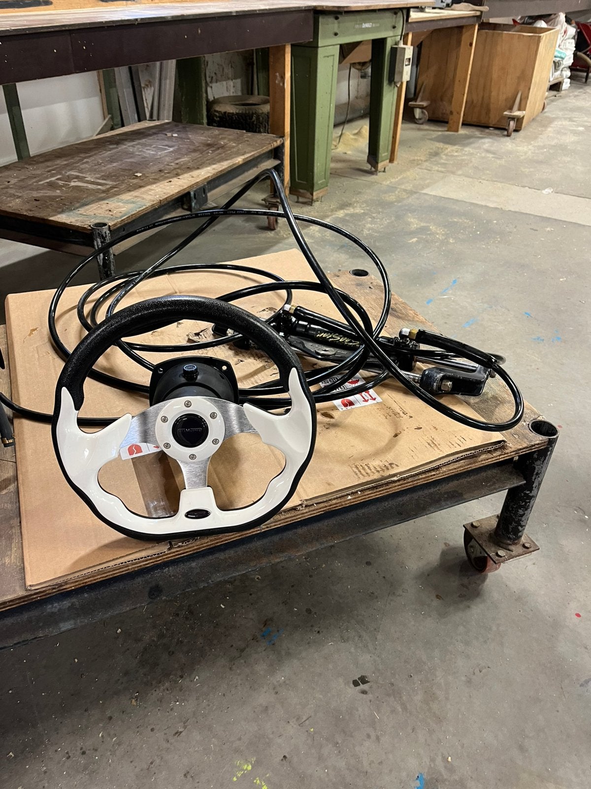 Complete Hydraulische stuur set, Watersport en Boten, Ophalen of Verzenden, Motor en Techniek, Motorboot