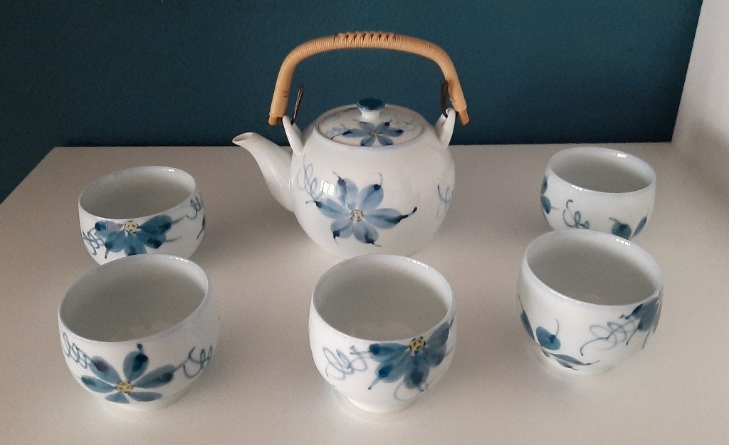 Arita Japans vintage theeserviesje voor bv Matcha, Overige typen, Ophalen of Verzenden, Zo goed als nieuw, Overige stijlen