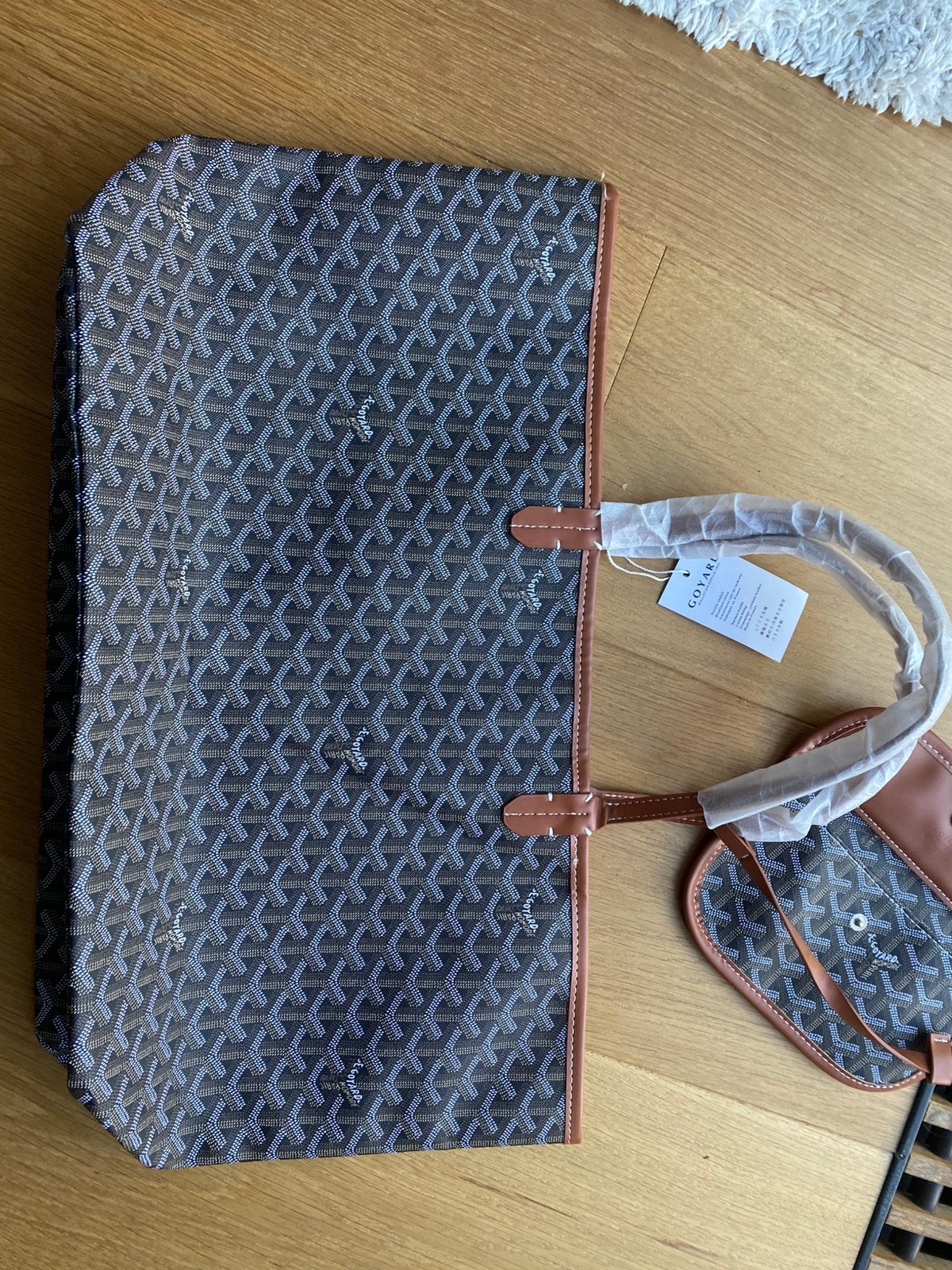Goyard tas, Verzenden, Nieuw, Zwart, Shopper