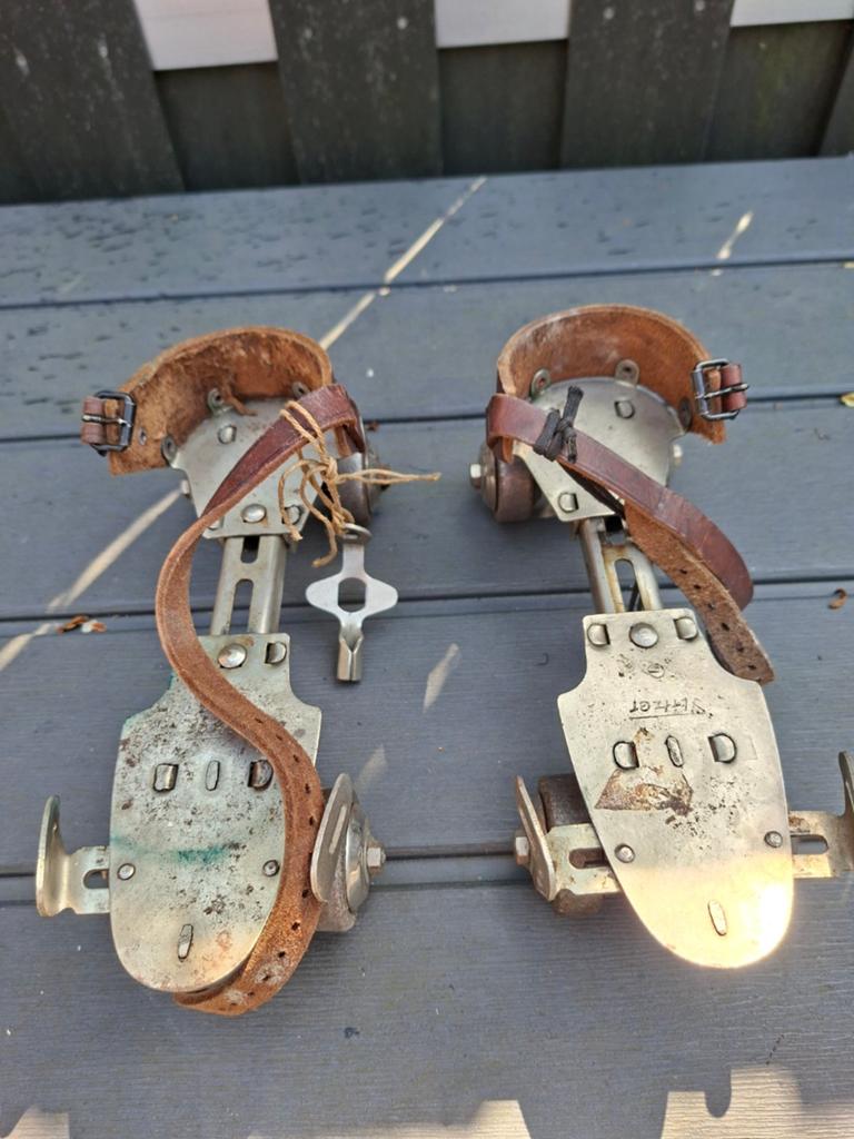 Vintage rolschaatsen - Verstelbaar - Jaren '50/'60, Ophalen of Verzenden