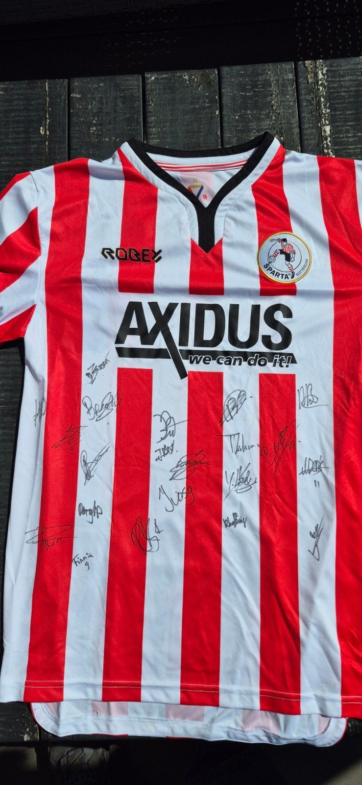 Gesigneerd Sparta Rotterdam Shirt - Maat XL, Ophalen of Verzenden