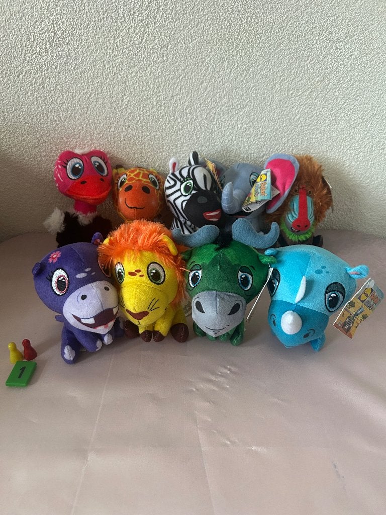 Lidl Safari Minis pluche knuffels 9 stuks, Lidl, Info@letsgocraze.com, Craze B.V., Slingerweg 7B, 4814 AZ Breda, NL