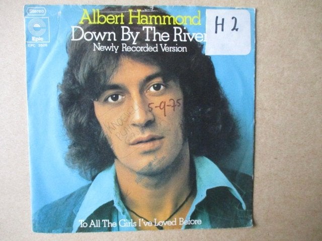 s2465 albert hammond - down by the river, Ophalen, Gebruikt, 7 inch, Overige genres
