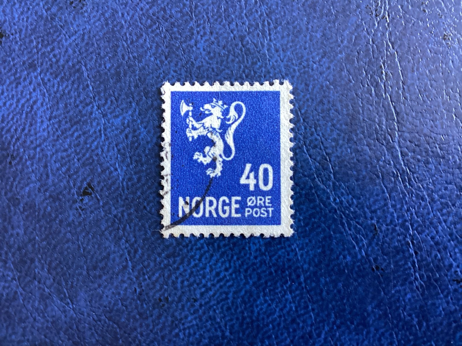 Noorwegen 1946- Mi.320-40 Øre met leeuw en bijl, Ophalen of Verzenden, Noorwegen, Gestempeld