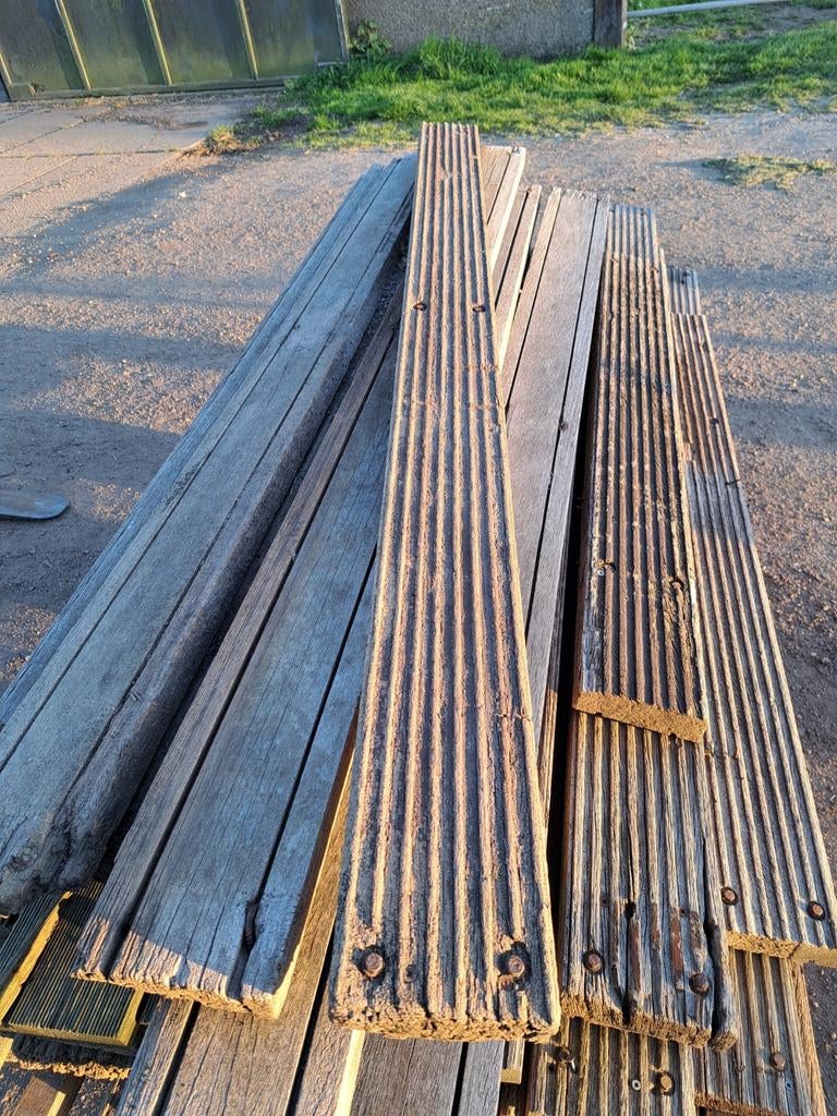 Vlonder planken, Tuin en Terras, Ophalen of Verzenden, Hout