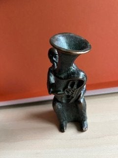 Orkest in brons (Cleve Art-Line), Antiek en Kunst, Groep mensen, Minder dan 20 cm, Ophalen of Verzenden, Brons