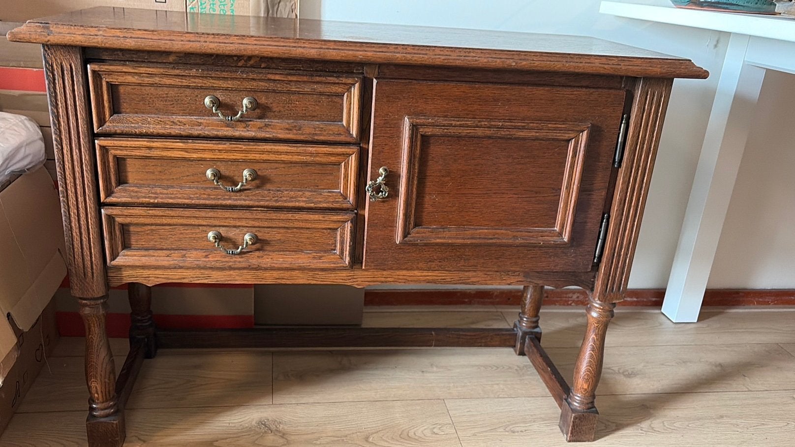Houten ladekastje, Antiek en Kunst, Ophalen