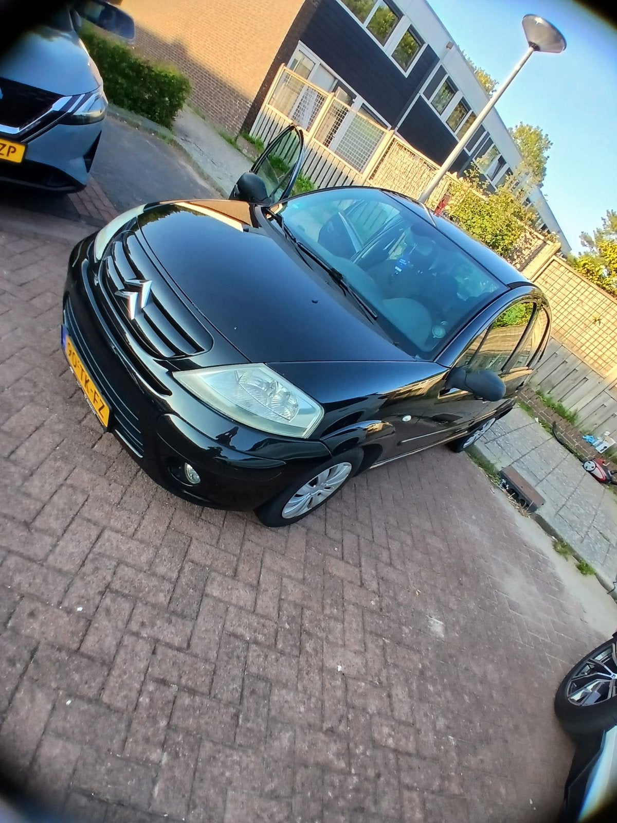 Citroën C3 1.4 I 2006 Zwart, Auto's, Voorwielaandrijving, 1160 kg, 989 kg, Zwart