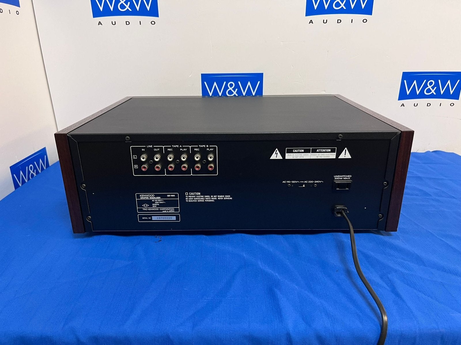 Kenwood GE-1100 Graphic Equalizer met Spectrum Analyzer, Overige merken, Gebruikt, ., Ophalen of Verzenden