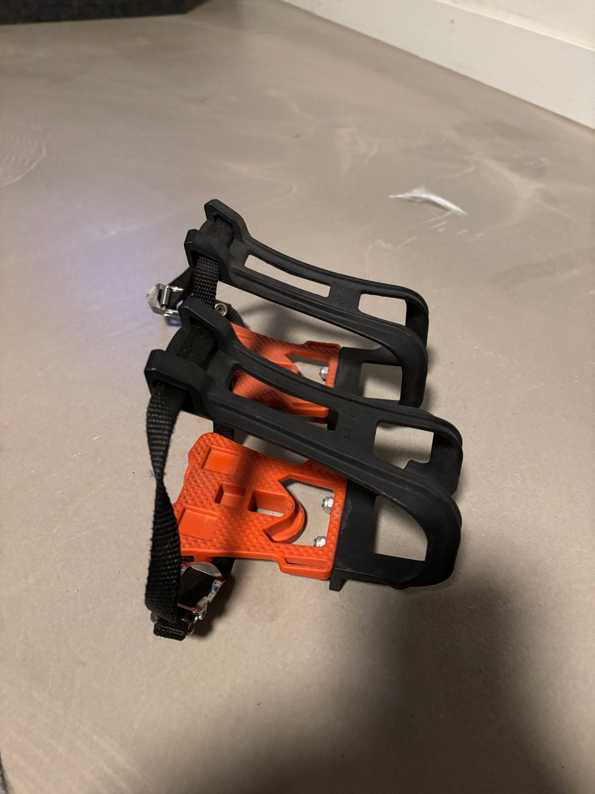 Fietspedalen met toeclips, Ophalen of Verzenden, Gebruikt