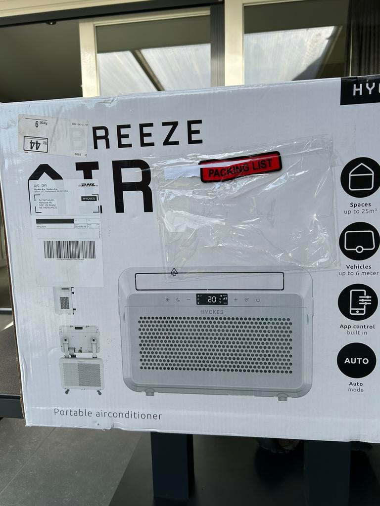 Hyvkes split airco, Caravans en Kamperen, Caravan accessoires, Ophalen of Verzenden, Zo goed als nieuw