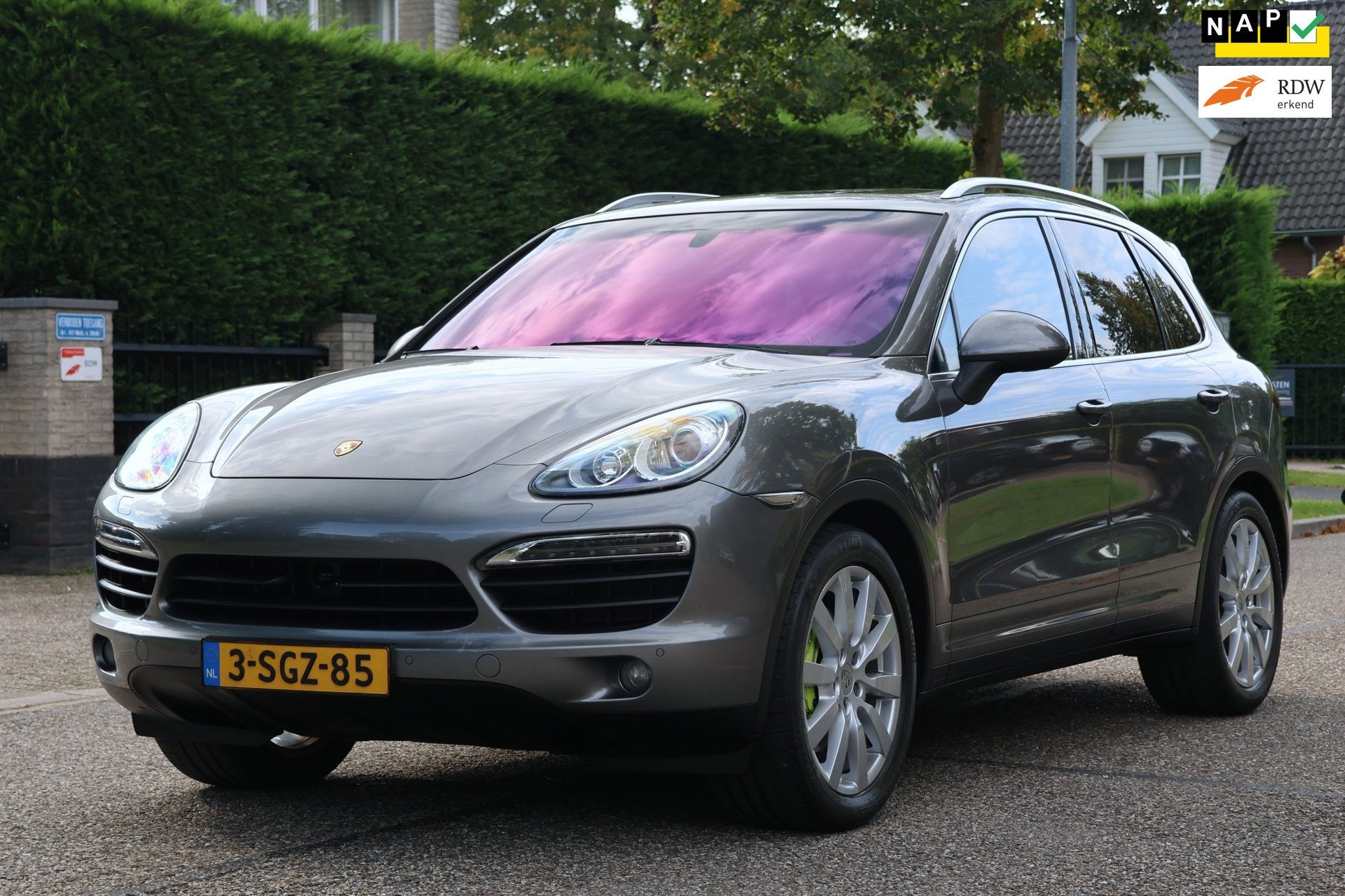 Porsche Cayenne 3.0 S Hybrid | PANO | LUCHTVERING | BOSE | S, Auto's, Automaat, Gebruikt, 2995 cc, Leder en Stof