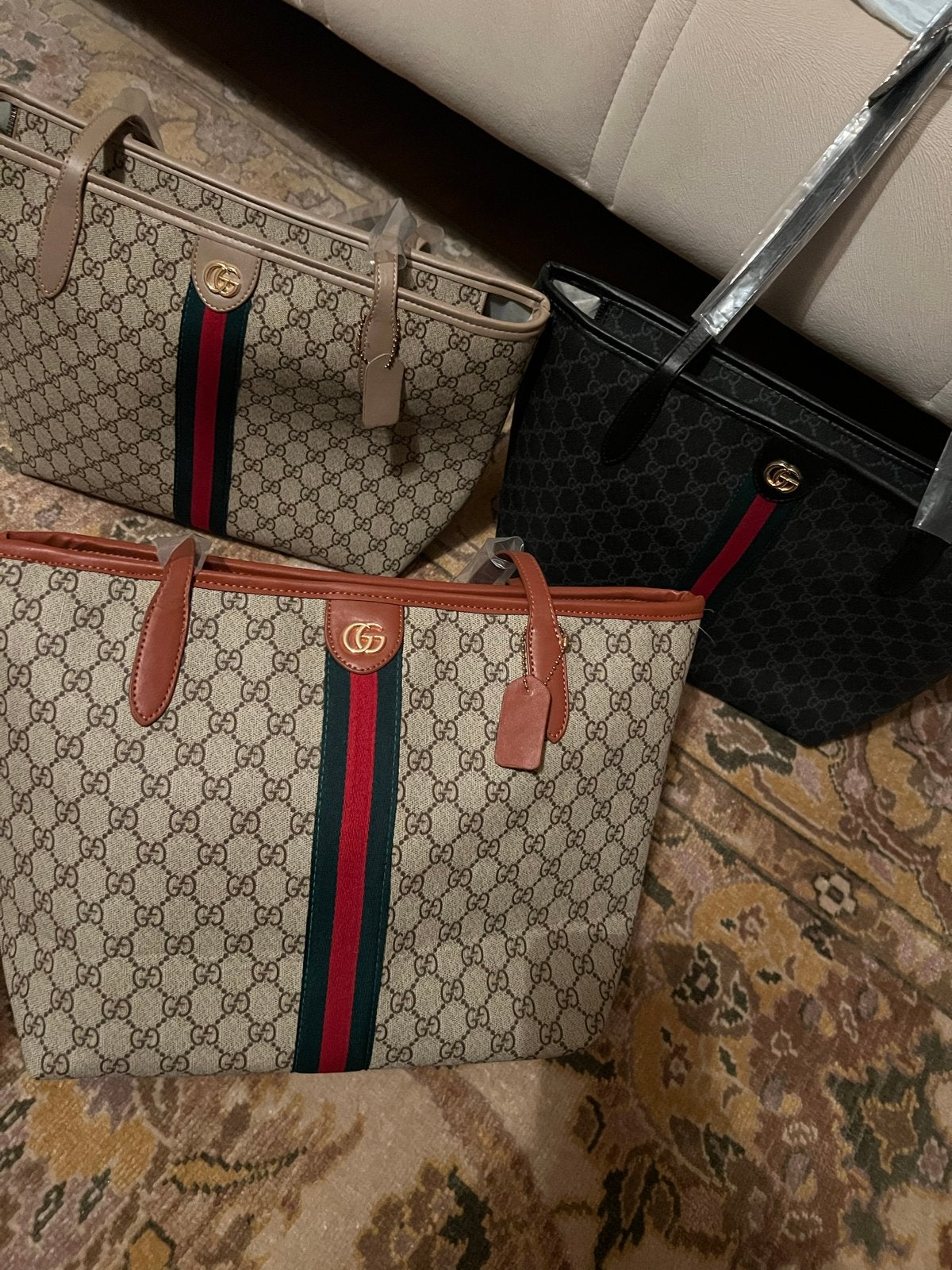 Gucci dames tas, Ophalen of Verzenden, Nieuw, Beige, Shopper