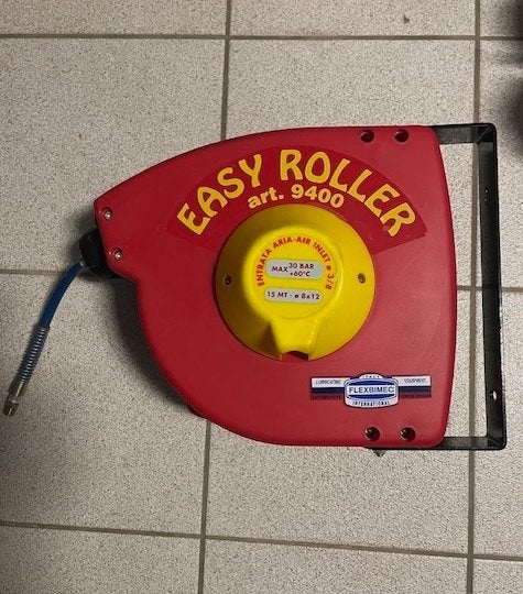 Automatische Flexbimec Slanghaspel, type Easy Roller 9400, Doe-het-zelf en Verbouw, Compressors, 10 bar of meer, Ophalen of Verzenden