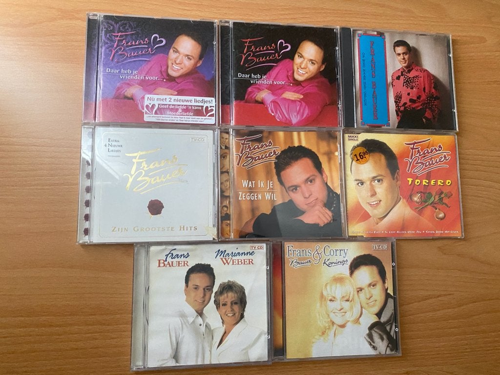 CD's Frans Bauer, Ophalen, Gebruikt, Levenslied of Smartlap