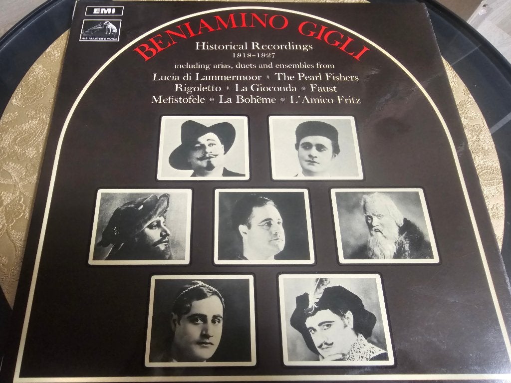 Beniamino Gigli – Historical Recordings 1918–1927, Cd's en Dvd's, Vinyl | Klassiek, Ophalen of Verzenden, Romantiek, Gebruikt