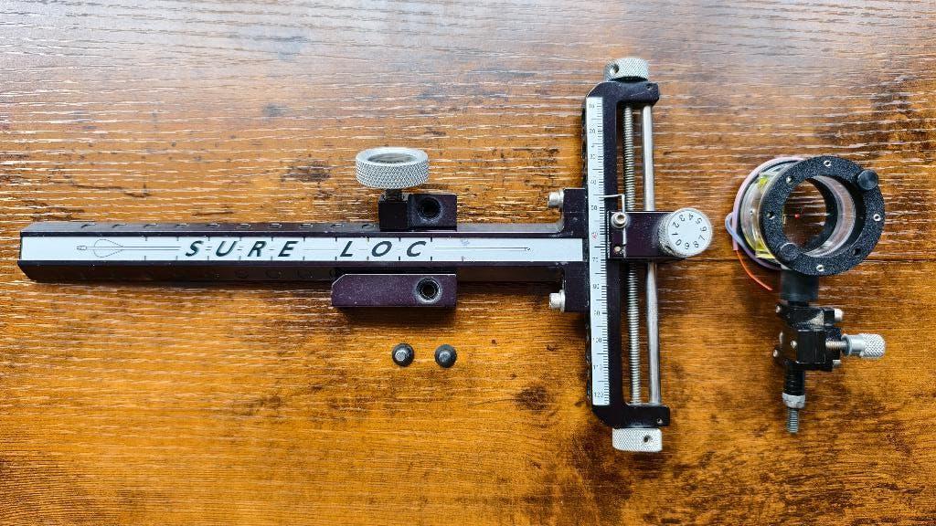 Sure-Loc Challenger Sight Black 550 RH - Compoundboog, Ophalen of Verzenden, Gebruikt, Compoundboog